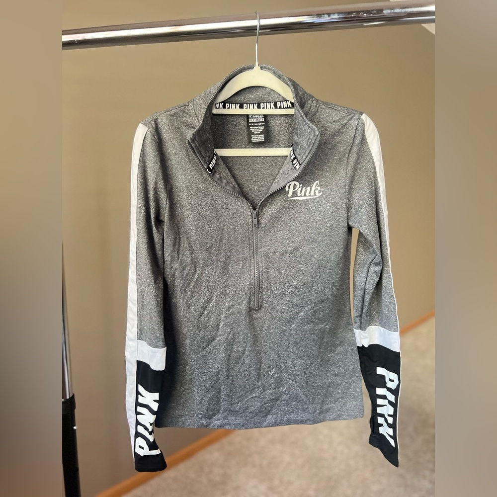 Victoria's Secret Pink and Gray Pullover